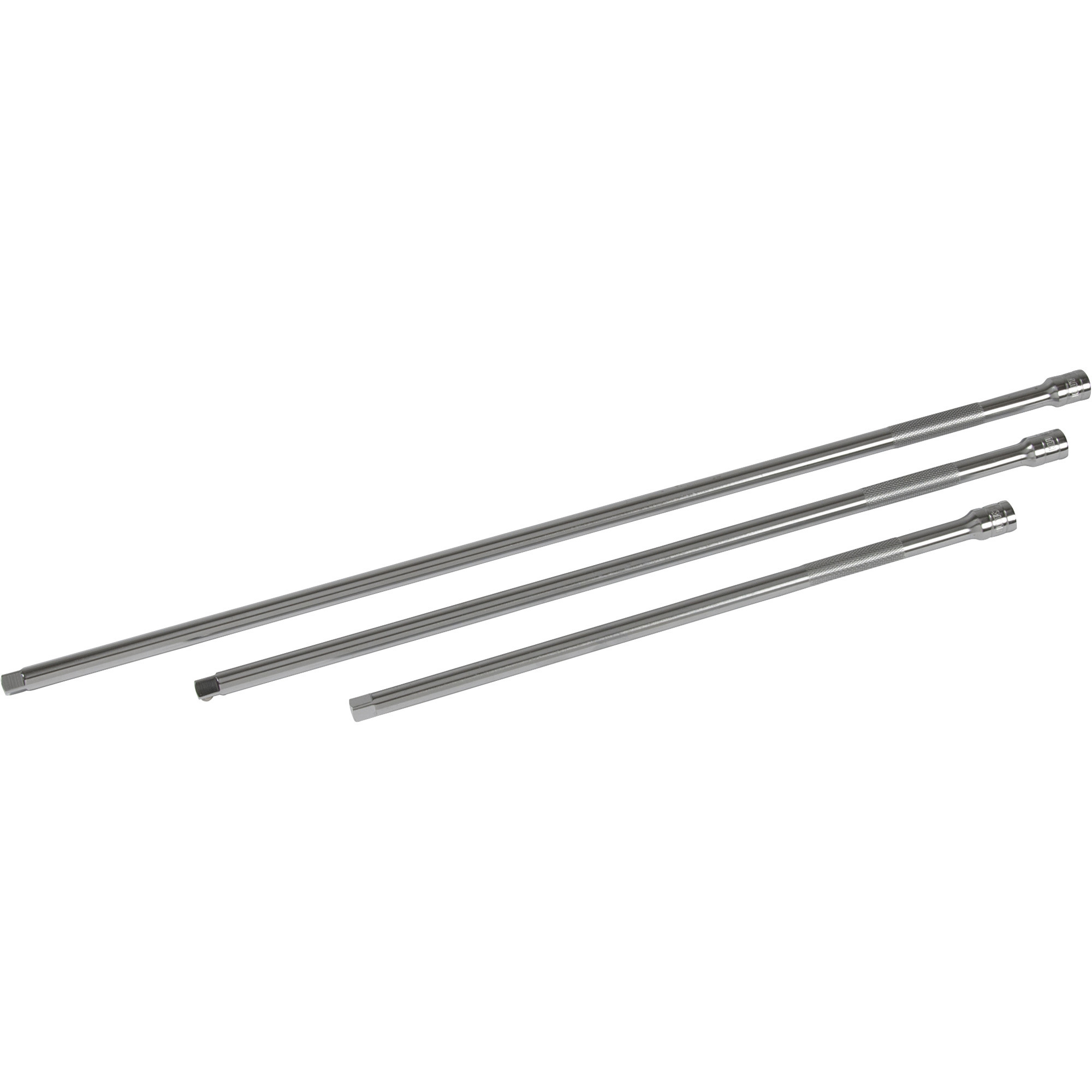 Klutch Extra Long Extension Bar Set, 3-Pc., 1/2in. Drive